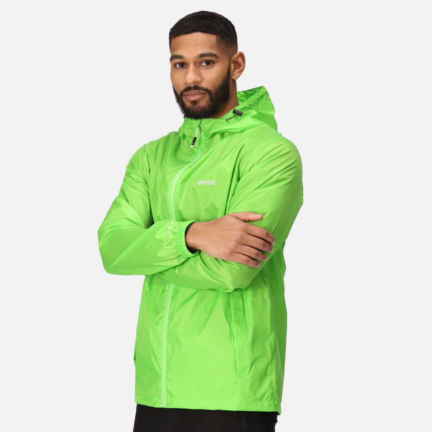 Regatta Mens Waterproof Pack It Jacket with Bag - Just £17.99! Shop now at Warwickshire Clothing. 