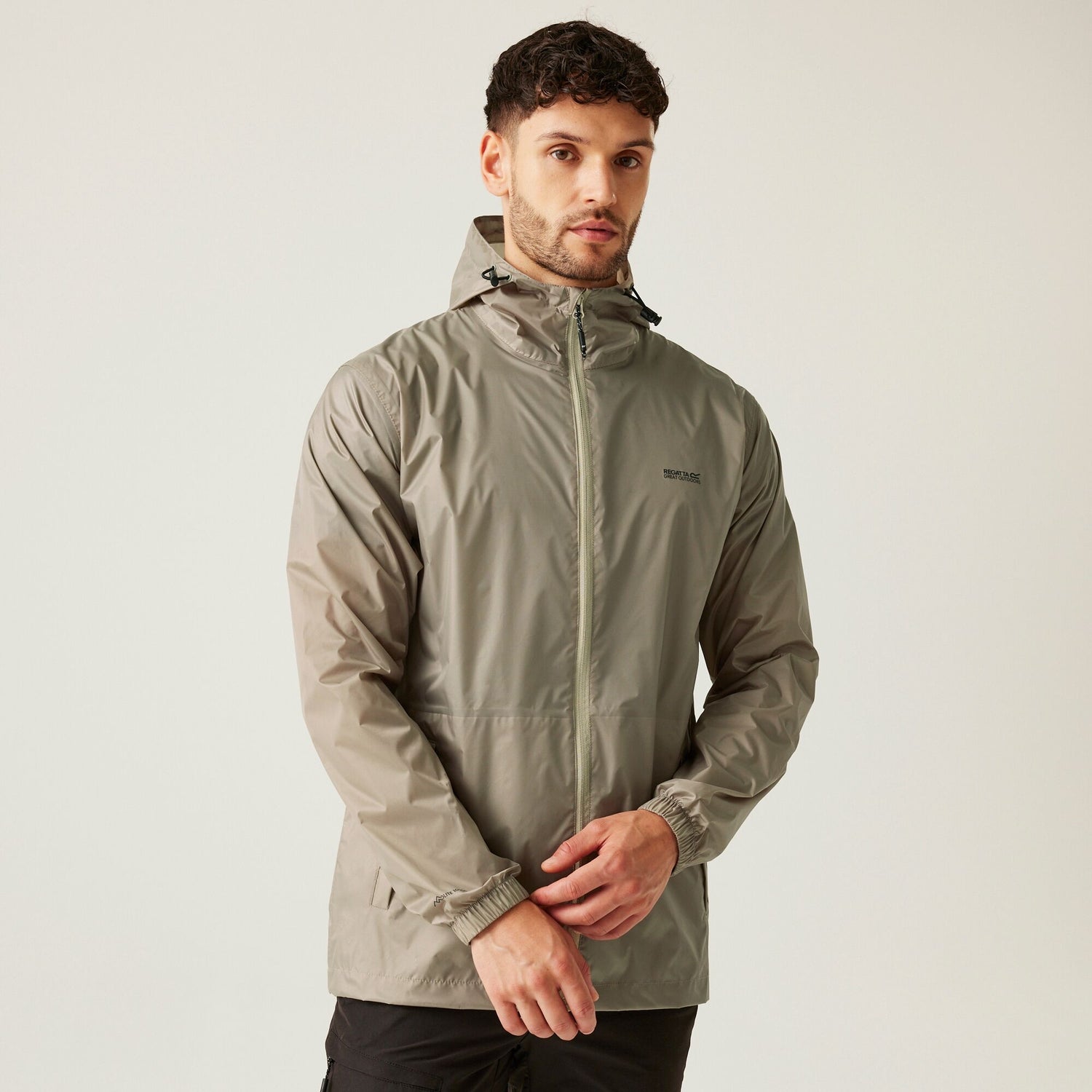 Regatta Mens Waterproof Pack It Jacket with Bag - Just £17.99! Shop now at Warwickshire Clothing. 