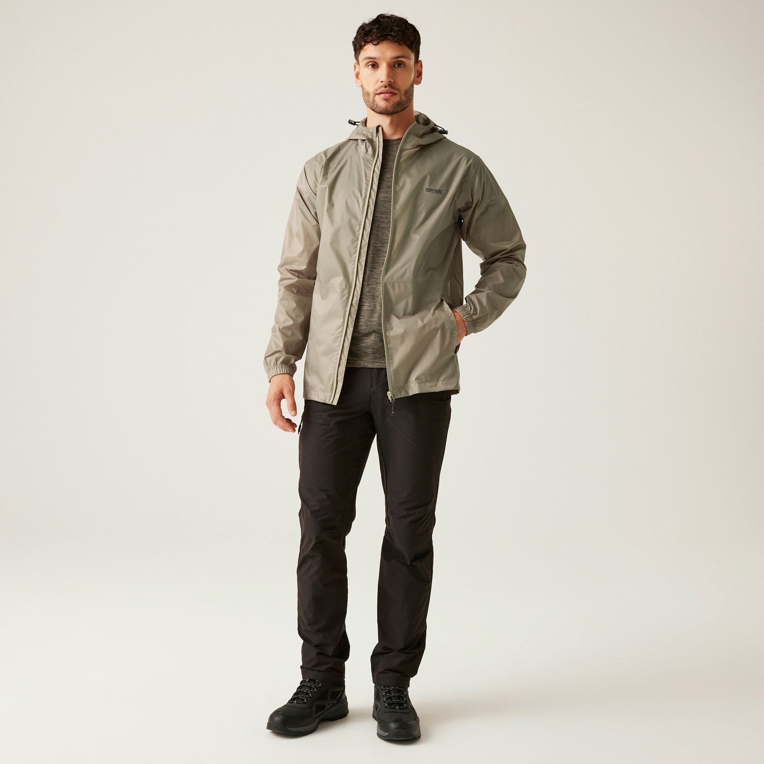 Regatta Mens Waterproof Pack It Jacket with Bag - Just £17.99! Shop now at Warwickshire Clothing. 