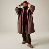 Adult's Waterproof Changing Robe - Dark Cherry