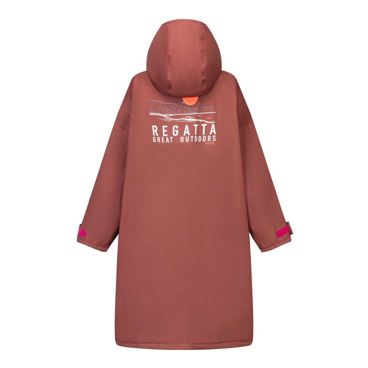 Adult's Waterproof Changing Robe - Dark Cherry