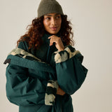 Adult's Waterproof Changing Robe - Deep Pine Brush Stroke Camo