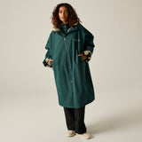 Adult's Waterproof Changing Robe - Deep Pine Brush Stroke Camo