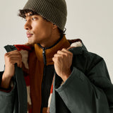 Adult's Waterproof Changing Robe - Iron Abstract Mountain