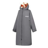 Adult's Waterproof Changing Robe - Iron Abstract Mountain