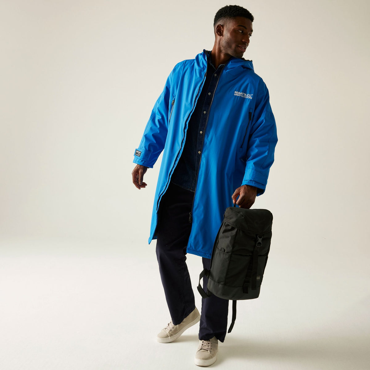 Adult's Waterproof Changing Robe | Blue