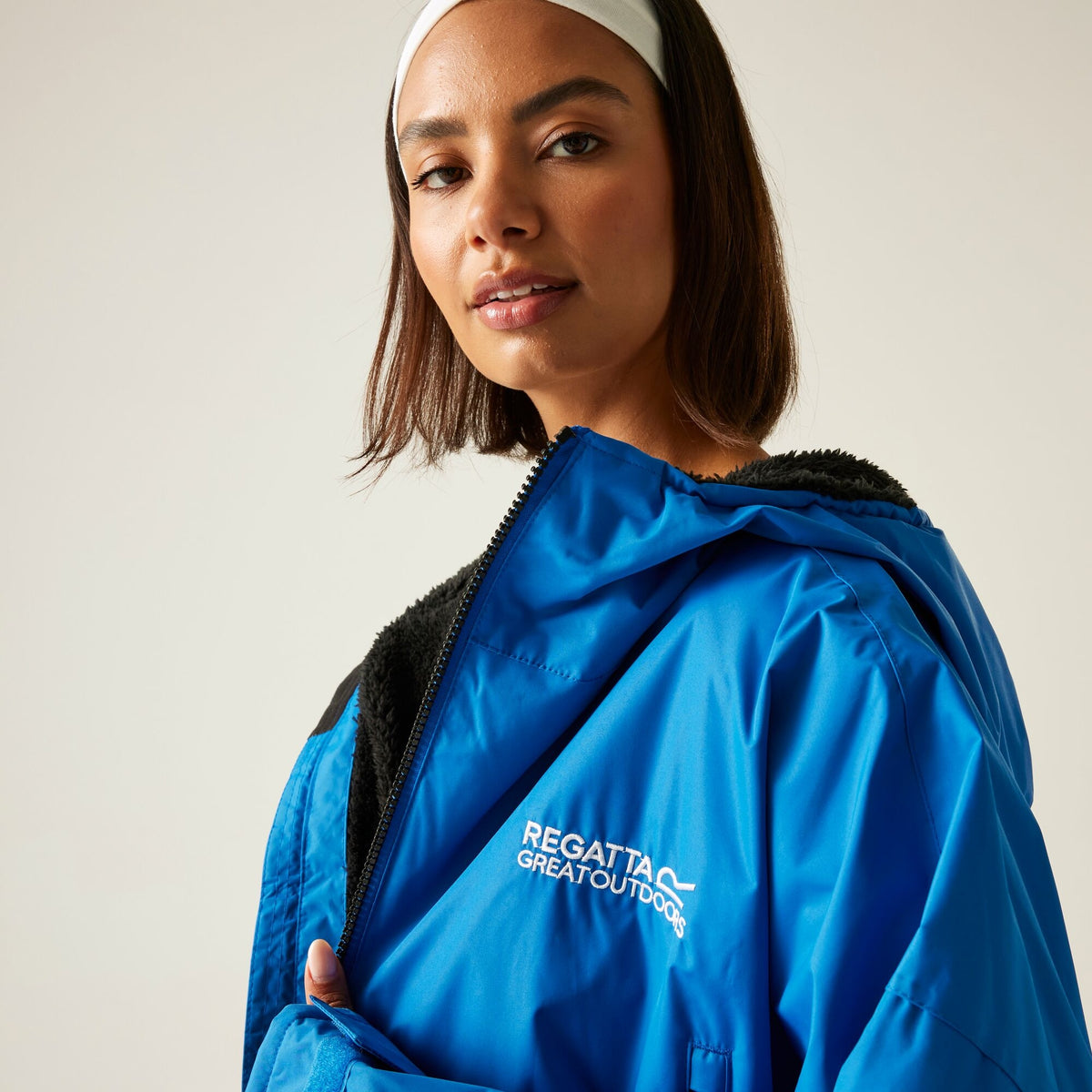 Adult's Waterproof Changing Robe | Blue