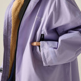 Adult's Waterproof Changing Robe - Pansy Purple