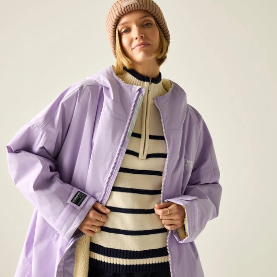 Regatta Waterproof Changing Robe - Windproof Outdoor Robe with Fleece Lining