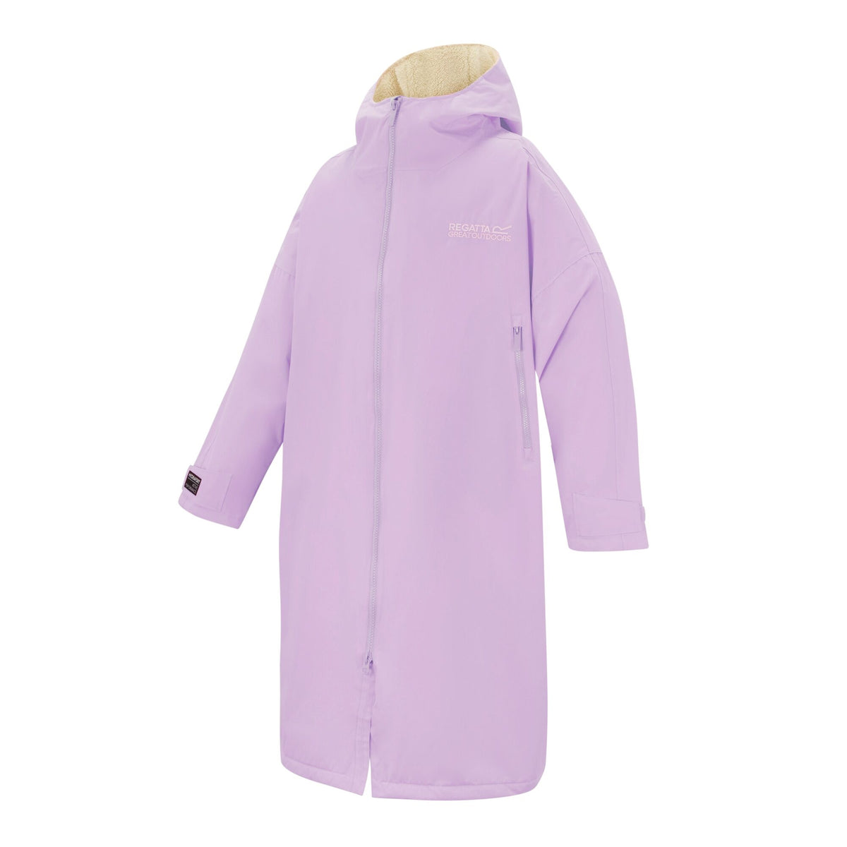 Adult's Waterproof Changing Robe - Pansy Purple