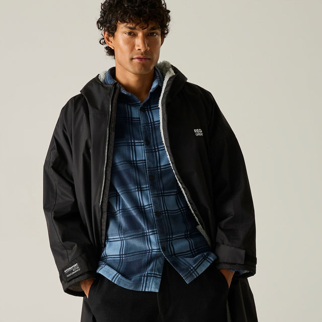 Adult's Waterproof Changing Robe Black