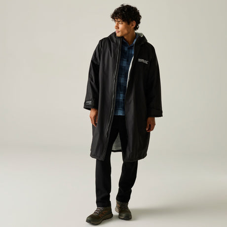 Adult's Waterproof Changing Robe Black