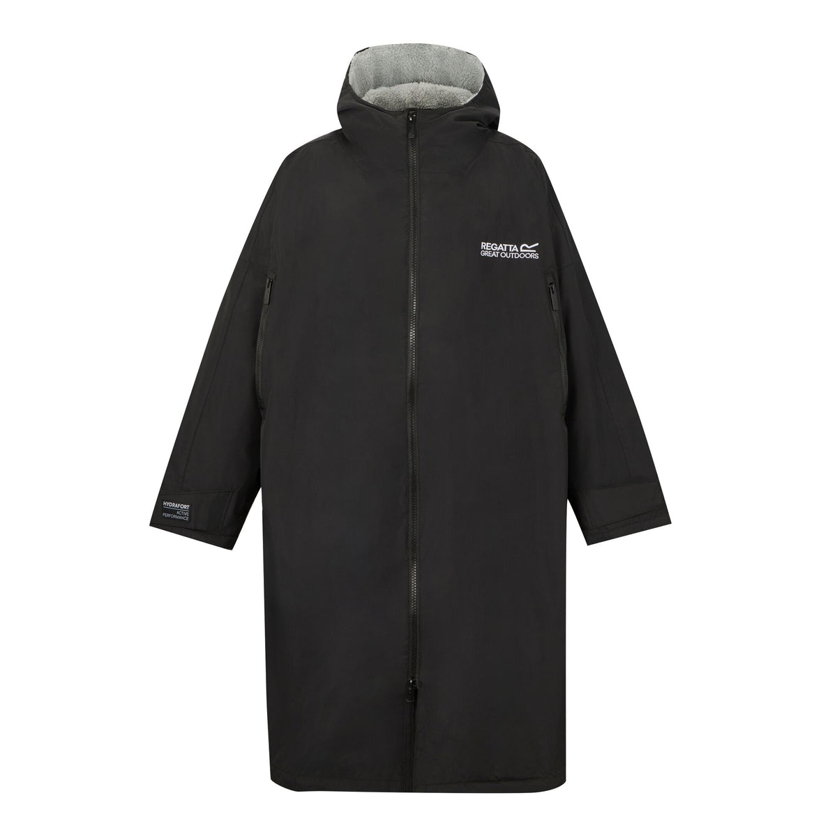 Adult's Waterproof Changing Robe Black