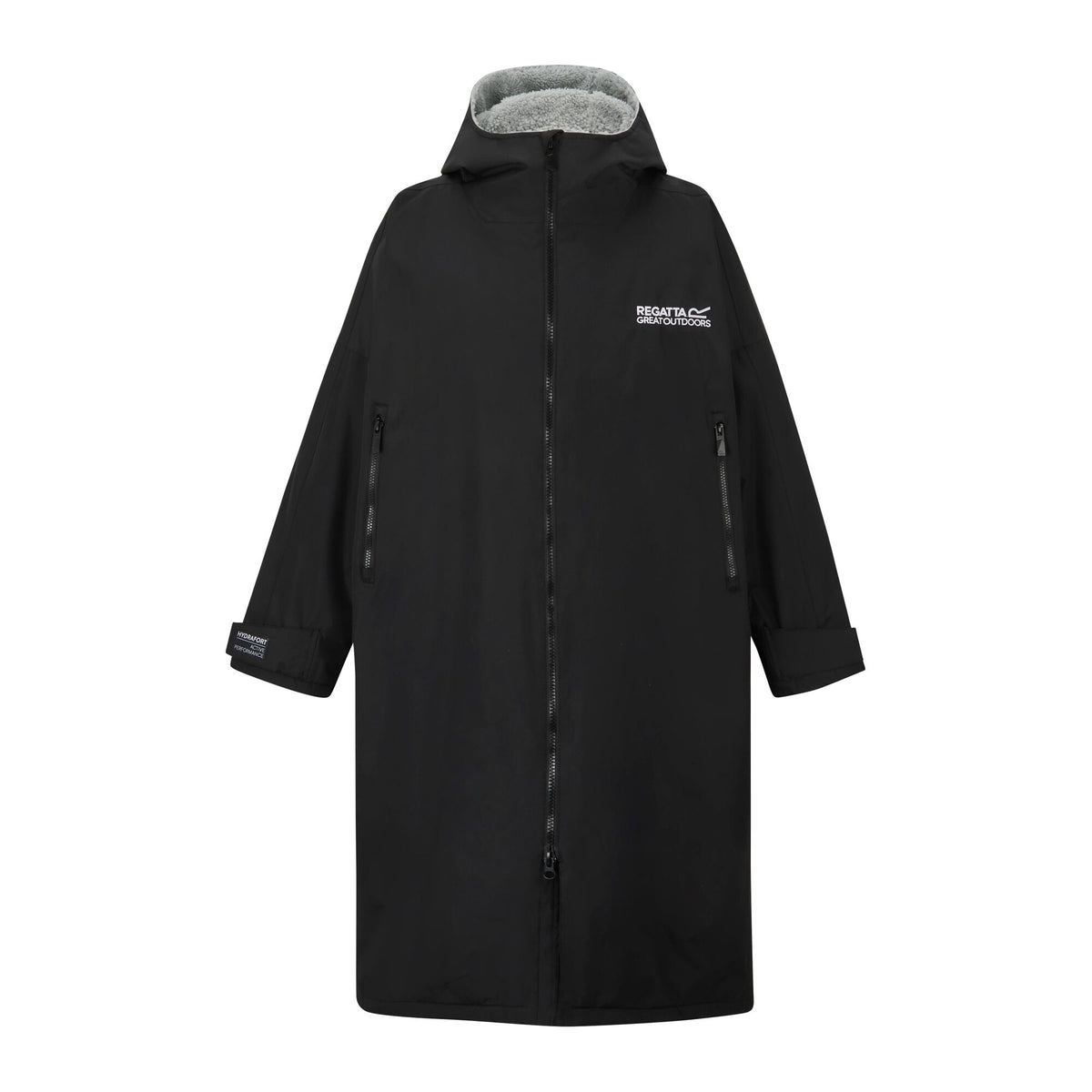 Adult's Waterproof Changing Robe Black