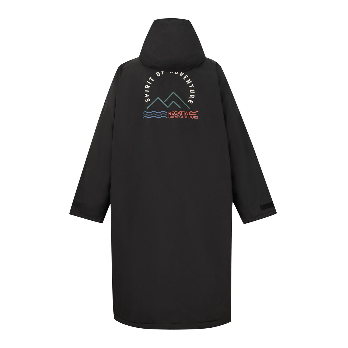 Adult's Waterproof Changing Robe Black