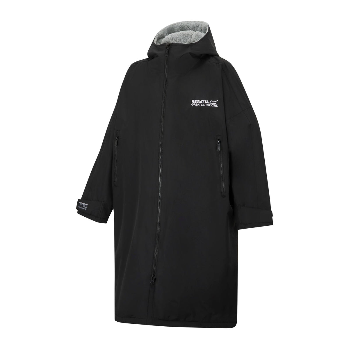 Adult's Waterproof Changing Robe Black
