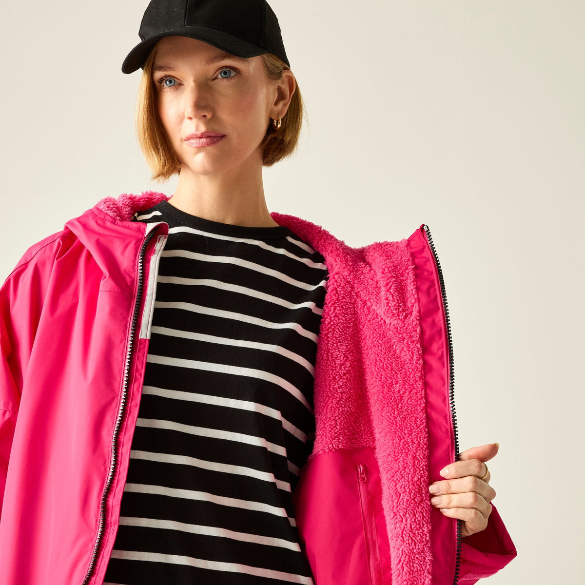 Adult's Waterproof Changing Robe | Pink Potion