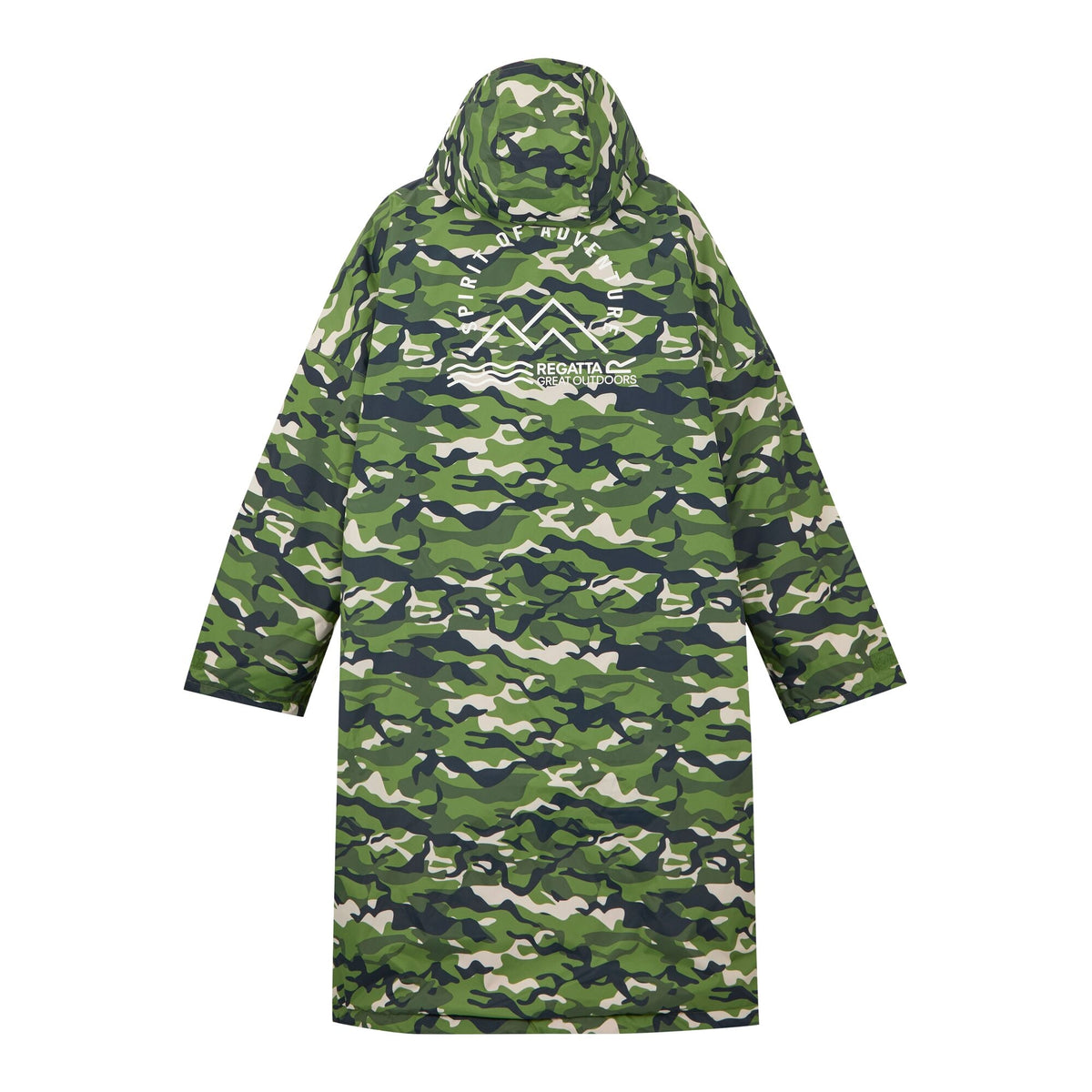 Adult's Waterproof Changing Robe Cactus Camo