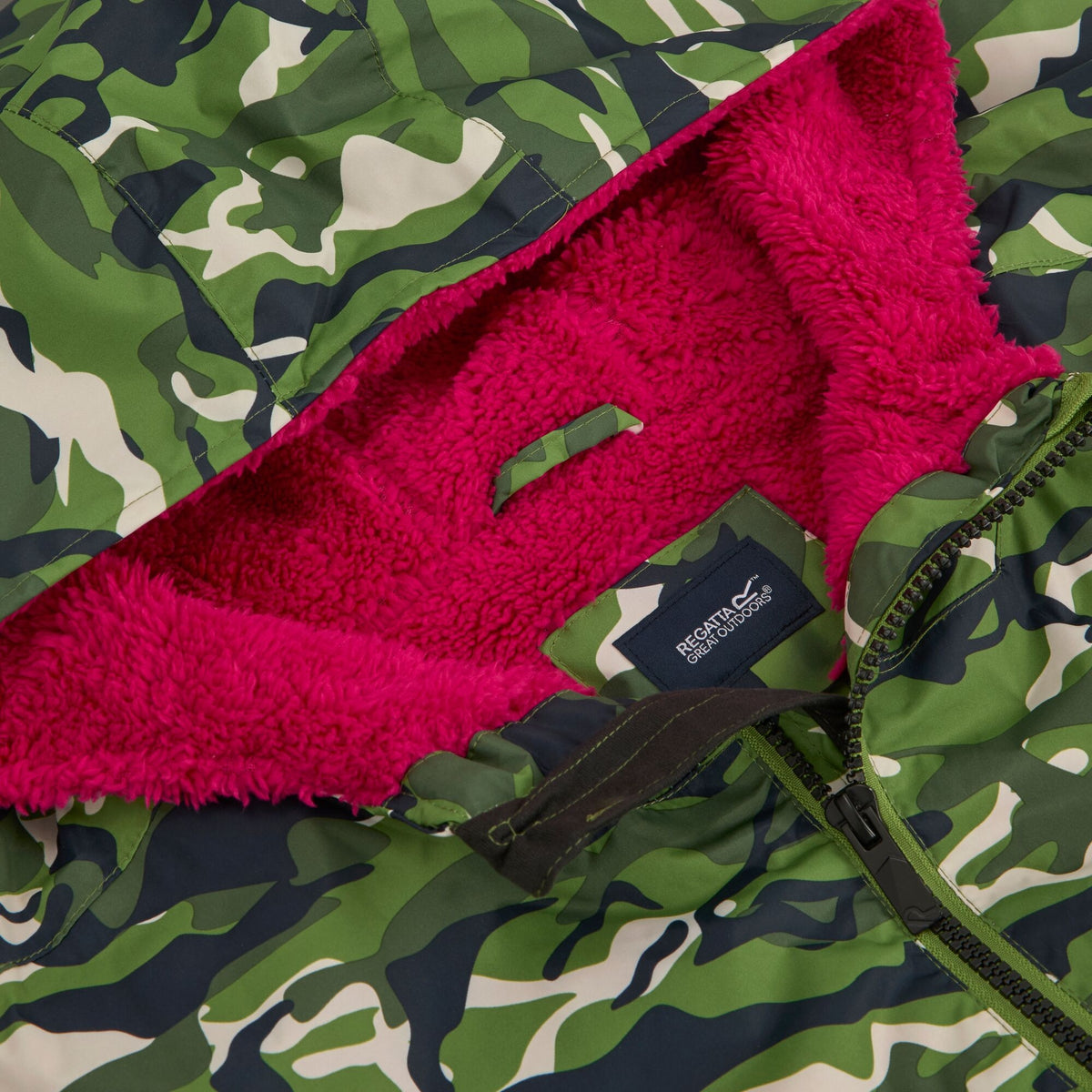 Adult's Waterproof Changing Robe Cactus Camo