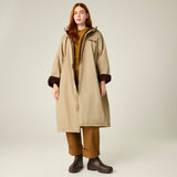 Adult's Waterproof Changing Robe White Pepper Moccasin Wilderness Leopard Print