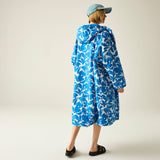 Adult's Waterproof Changing Robe Fleur Bloom Blue