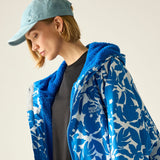 Adult's Waterproof Changing Robe Fleur Bloom Blue