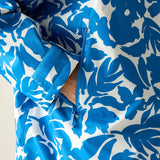 Adult's Waterproof Changing Robe Fleur Bloom Blue