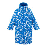 Adult's Waterproof Changing Robe Fleur Bloom Blue