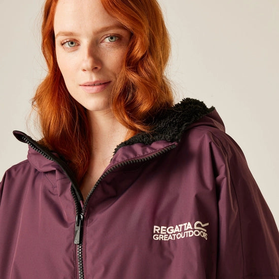 Regatta Waterproof Changing Robe - Windproof Outdoor Robe with Fleece Lining