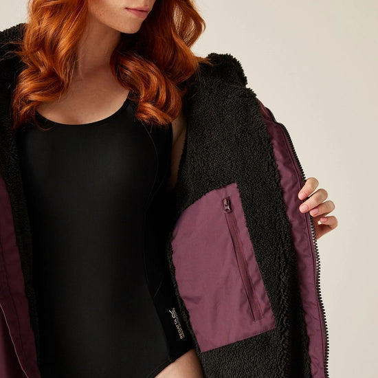 Regatta Waterproof Changing Robe - Windproof Outdoor Robe with Fleece Lining