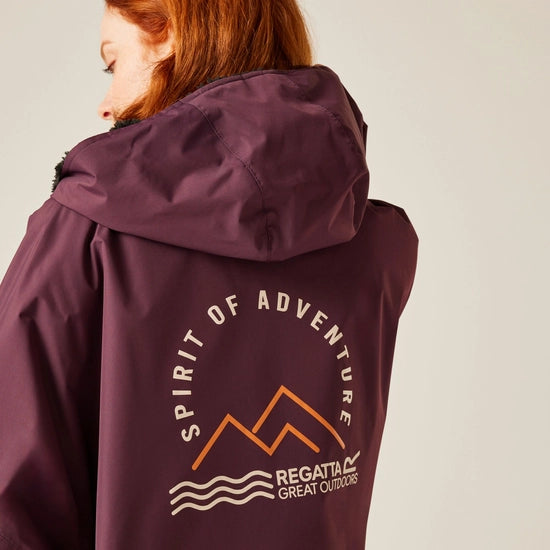 Regatta Waterproof Changing Robe - Windproof Outdoor Robe with Fleece Lining