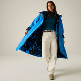 Adult's Waterproof Changing Robe Sonic Blue Sketch Camo
