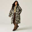 Adult's Waterproof Changing Robe Leopard Print