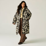 Adult's Waterproof Changing Robe Leopard Print