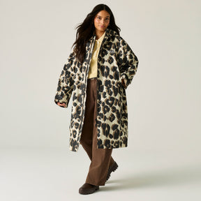 Adult's Waterproof Changing Robe Leopard Print