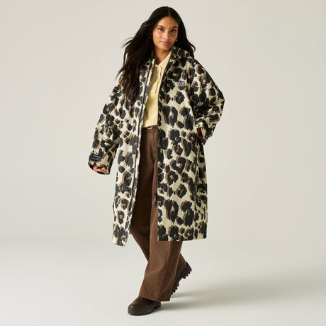 Adult's Waterproof Changing Robe Leopard Print