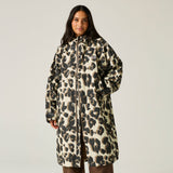 Adult's Waterproof Changing Robe Leopard Print