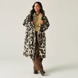 Adult's Waterproof Changing Robe Leopard Print