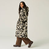 Adult's Waterproof Changing Robe Leopard Print