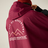 Adult's Waterproof Changing Robe - Dark Maroon
