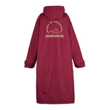 Adult's Waterproof Changing Robe - Dark Maroon