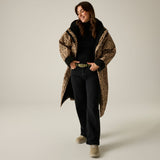 Adult's Waterproof Changing Robe | Abstract Leopard Spot