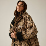 Adult's Waterproof Changing Robe | Abstract Leopard Spot