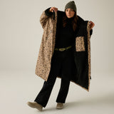 Adult's Waterproof Changing Robe | Abstract Leopard Spot