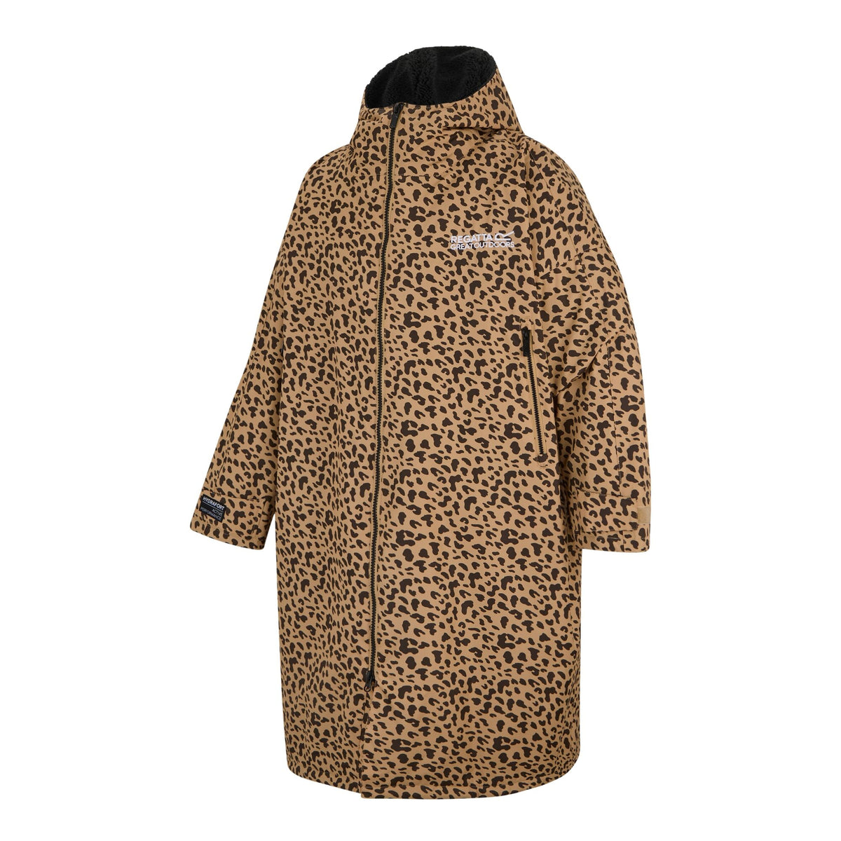 Adult's Waterproof Changing Robe | Abstract Leopard Spot