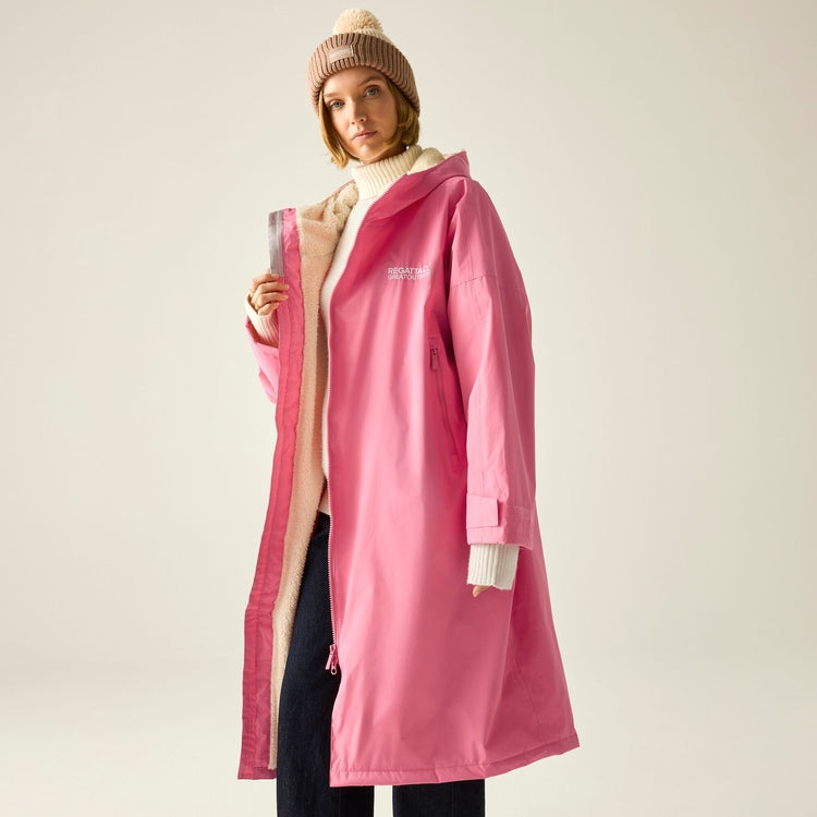 Regatta Waterproof Changing Robe - Windproof Outdoor Robe with Fleece Lining