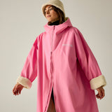 Adult's Waterproof Changing Robe - Pink Lemonade