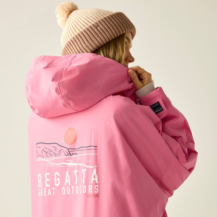 Regatta Waterproof Changing Robe - Windproof Outdoor Robe with Fleece Lining