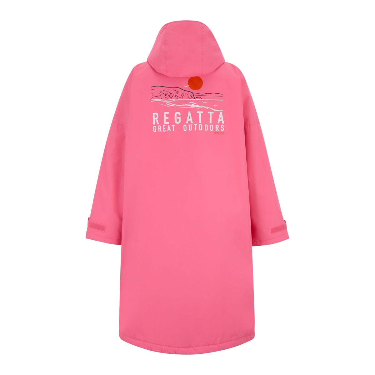 Adult's Waterproof Changing Robe - Pink Lemonade