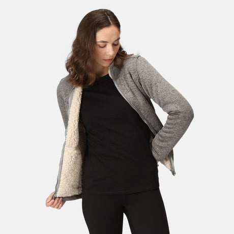 Regatta Razia II Womens Knit Heavyweight Warm Full Zip Fleece Jacket - Just £34.99! Shop now at Warwickshire Clothing. 